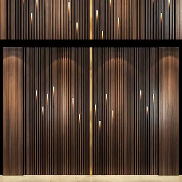Modern Elegance Wall Panel 67 3D model image 1 