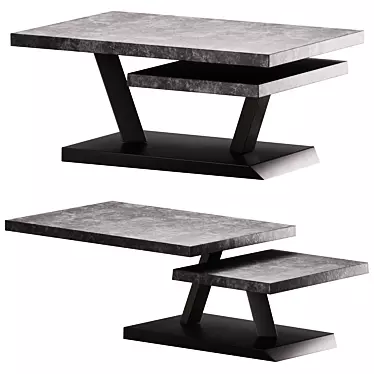 EASYLINE Rumba: Sleek & Stylish Coffee Table 3D model image 1 