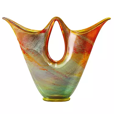 Elegant Double Spout Vase 3D model image 1 