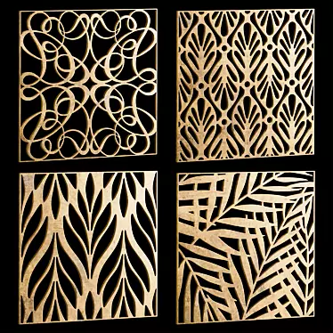 Set of square decorative panels 5