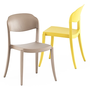 Strauss stackable side chair by janusetcie