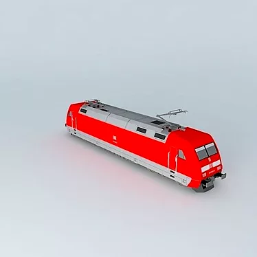 Sleek DBAG Class 101 Electric Locomotive 3D model image 1 