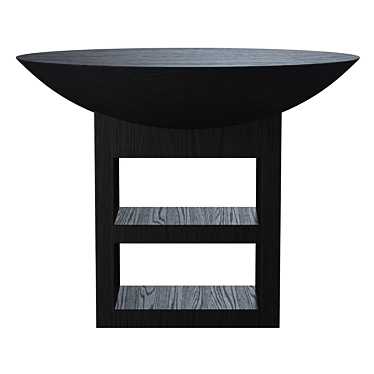 Artefatto Wood Coffee Table: Atlante 3D model image 1 