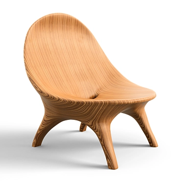 Elegant Suave Chair: Comfort Redefined 3D model image 1 