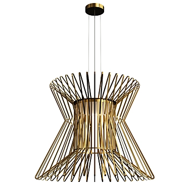 Modern LED Pendant Light: Syrma Lighting 3D model image 1 