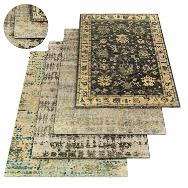 Elegant Biskayne Rug - Perfect for Any Space! 3D model image 1 