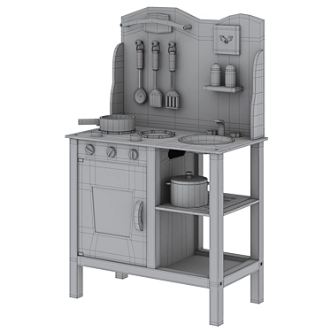 Bon Appétit: New Classic Toys Children's Kitchenette 3D model image 1 