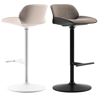 Elegant Nuez BQ 2745 Chair 3D model image 1 