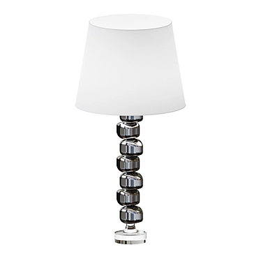 Elegant White Table Lamp 3D model image 1 