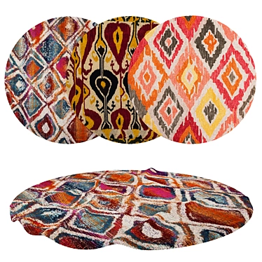 Round Rugs Set 19 - Versatile 3D Models 3D model image 1 