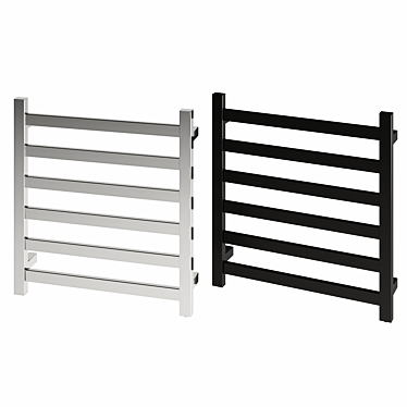 ANZZI Note 6-Bar Towel Warmer: Sleek & Efficient 3D model image 1 