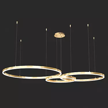 Modern LED Pendant Lamp 3D model image 1 