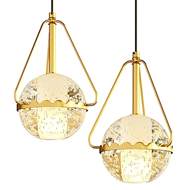 Elegant Castina Pendant Lamp 3D model image 1 