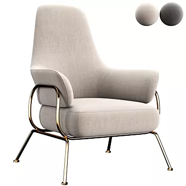 ComfortMax Hai Lounge Chair 3D model image 1 