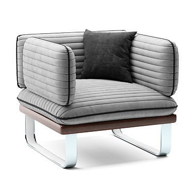 Outdoor Bliss: Armchair Collection 3D model image 1 