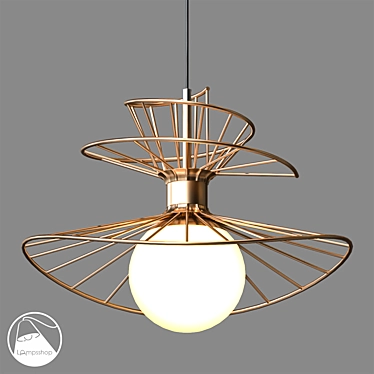 Beezy Pendant: Stylish and Chic Lighting 3D model image 1 