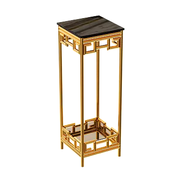 Elegant Niagora Column: Perfectly Proportioned 3D model image 1 