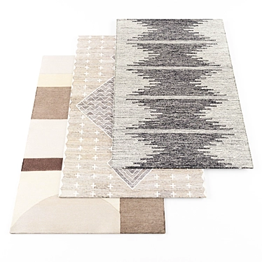 Desert Chic Rugs Set 3D model image 1 