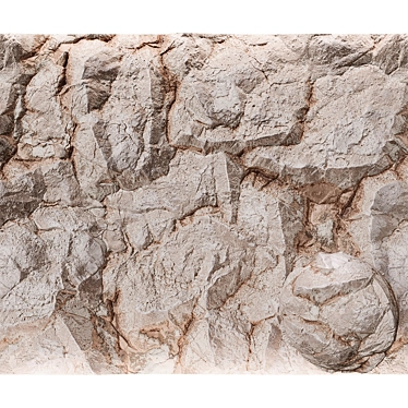 Stunning Stone Cliff Wall №16 3D model image 1 