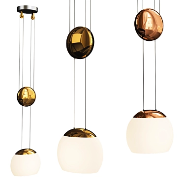 Sleek Jojo Mini Pendant Light 3D model image 1 