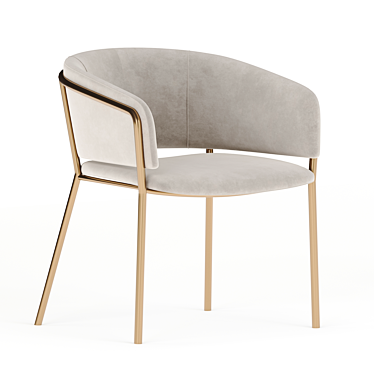 Vilhena II Chair: Stylish, Comfortable, and Chic 3D model image 1 