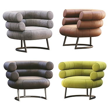 Bibendum Lounge Chair: 4-Color Version 3D model image 1 