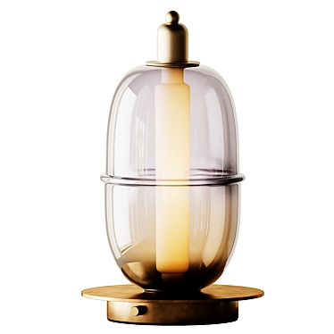 Sleek Moirai Table Lamp 3D model image 1 