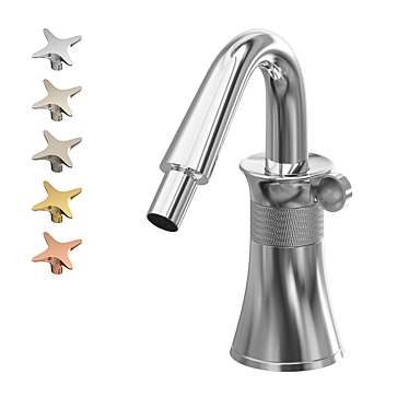 Stella 130 Single-Hole Bidet Faucet 3D model image 1 