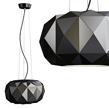 Elegant Deluxe Pendant Light 3D model image 1 