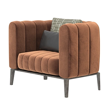 FITZ Swivel Chair: Modern Elegance for Your Space 3D model image 1 