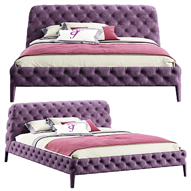 Windsor Dream Handcrafted Bed 3D model image 1 