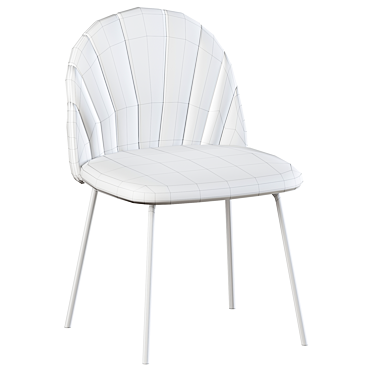 Luxury Dubai Dining Chair 3D model image 1 