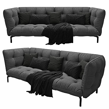 Modern Husk Sofa by BB.Italia 3D model image 1 