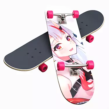 Pro Skateboard 02: High-Quality Textures, Precise Geometry 3D model image 1 