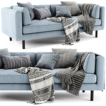 Lappi Sofa: Modern Comfort for Your Home 3D model image 1 