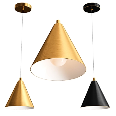 Modern Rigel Pendant Light 3D model image 1 