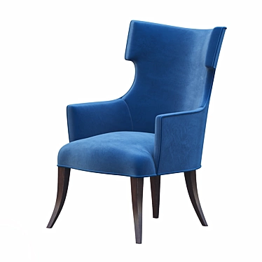 Hellenist-inspired Neptune Armchair 3D model image 1 