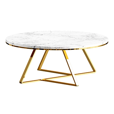 Elegant Trevor Coffee Table 3D model image 1 