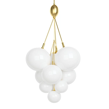 Elegant Vino Chandelier: Exquisite Design & Stunning Illumination 3D model image 1 