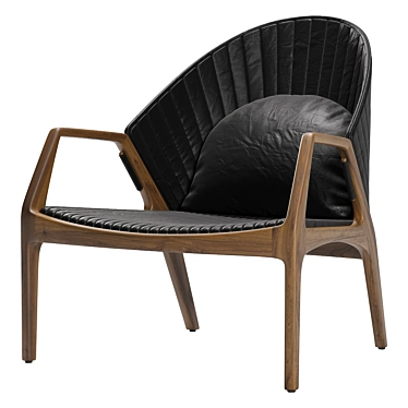 Estudiobola Luisa Lounge Chair 3D model image 1 