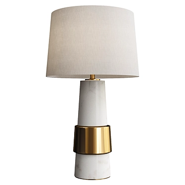 Elegant Eckman Table Lamp 3D model image 1 