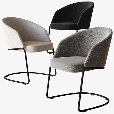 Park Bliss Chair 3D model image 1 