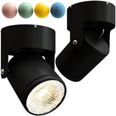 Playful LED Lamp 3D model image 1 