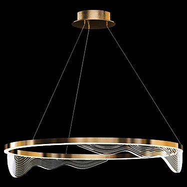 Modern Designer Lamp Hanna B 3D model image 1 