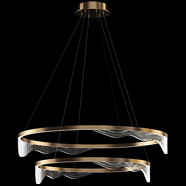 Hanna B P166: Exquisite Design Lamp 3D model image 1 