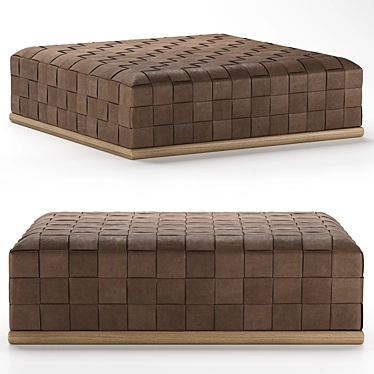 Luxurious Frigerio Jonas #2 - Comfy and Stylish Pouf 3D model image 1 