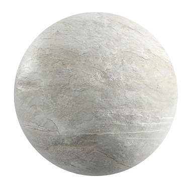 Rockstone White: High-Quality PBR Material 3D model image 1 