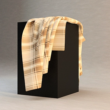 English Plaid: Cozy and Stylish 3D model image 1 