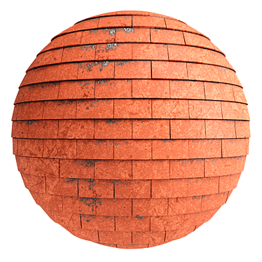 PBR Roof Tiles - 3 Color 4k 3D model image 1 