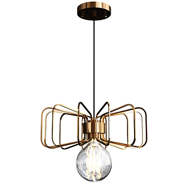 Dashing Daisy Pendant Light 3D model image 1 